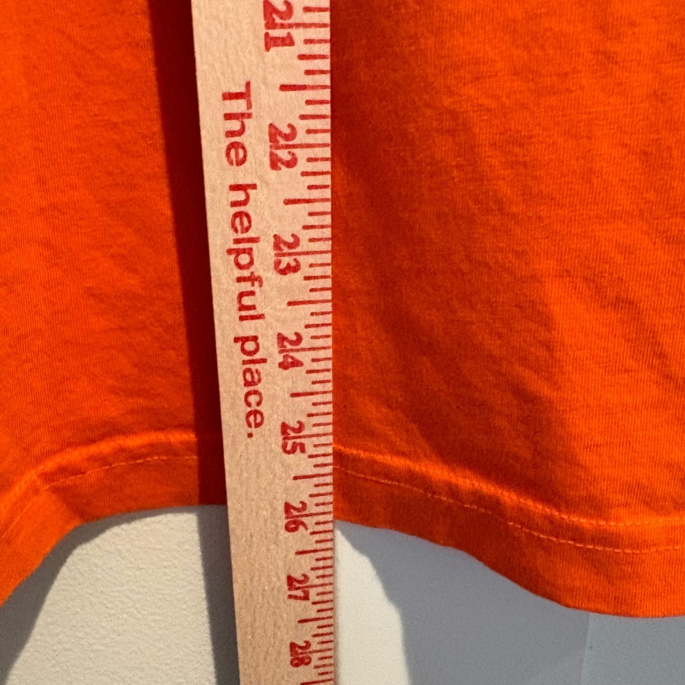 Psycho Bunny Graphic Tee Men XS (3) Orange Flocked Logo Pima Cotton Short Sleeve - Picture 9 of 13